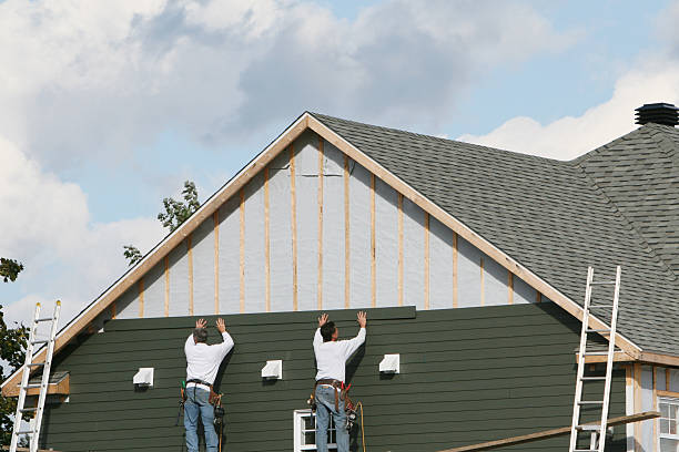 Professional Fiber Cement Siding technician working in Sandy Lake, PA
